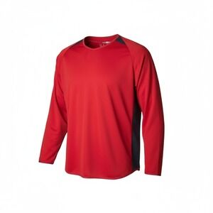 DeMarini Red Black Pullover Long Sleeve Training Top Men's Large